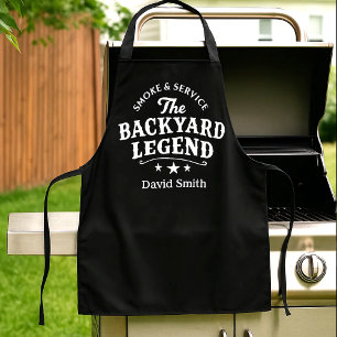 Grill Apron "Backyard Legend" mit individuellem Na Schürze