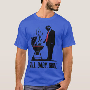 Grill Baby Grill Lustige Silhouette 4. Juli T-Shirt