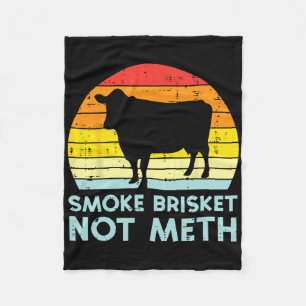 Grill Brisket Beef Sunset Retro Grillen Grill Gril Fleecedecke