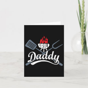 Grill Daddy Grillen Barbecue Gifts Men Vater Vathe Karte