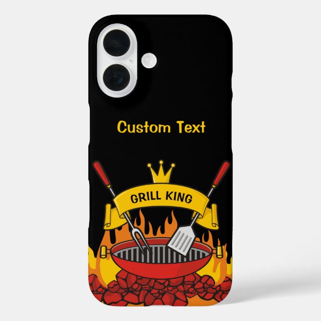 Grill King Case-Mate iPhone Hülle (Rückseite)