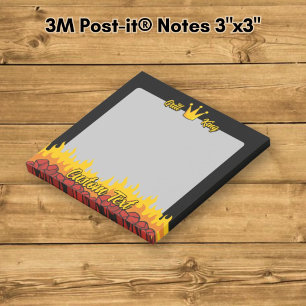 Grill King Crown Post-it Klebezettel