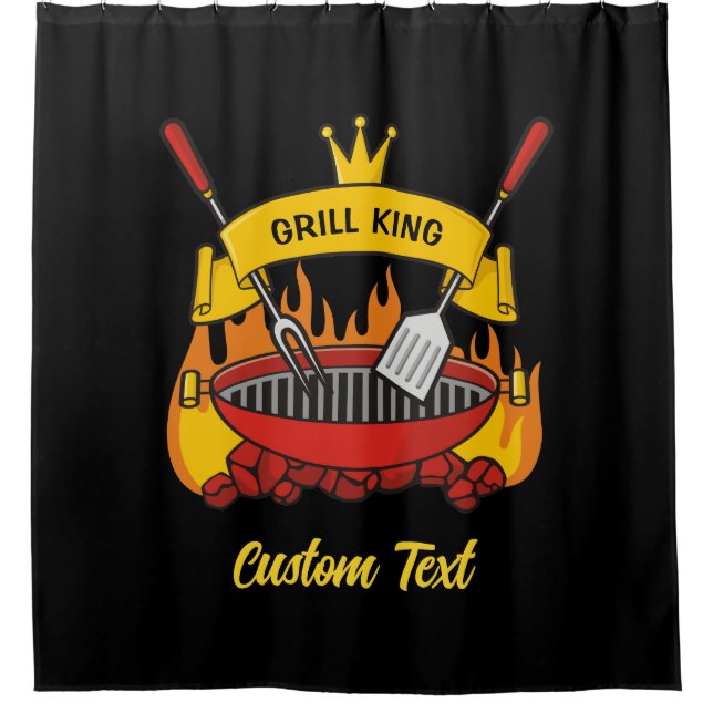 Grill King Duschvorhang (Vorderseite)