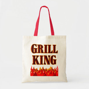 Grill King GRILLEN Sprichwort Tasche
