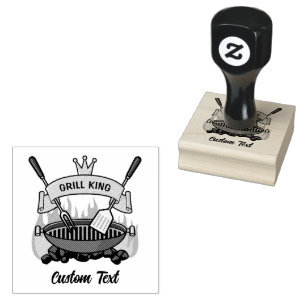 Grill King Gummistempel