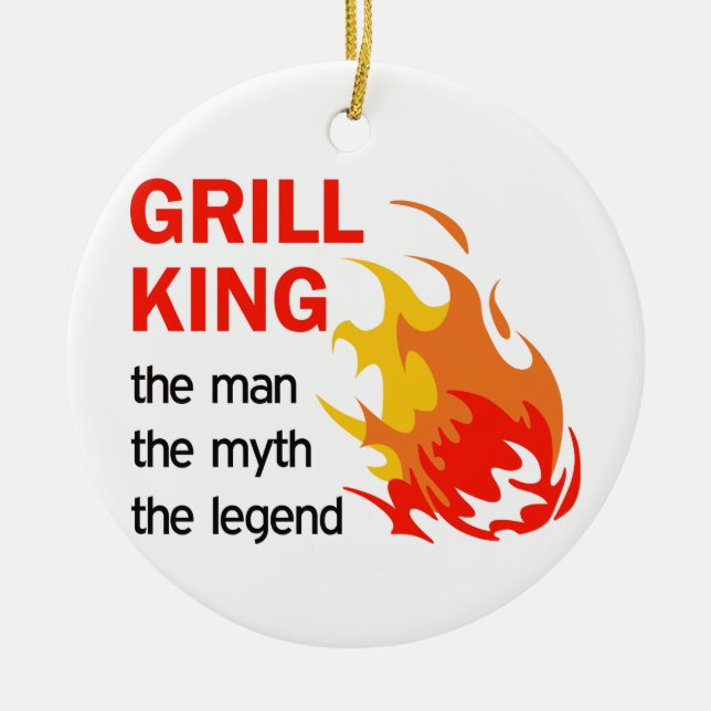 Grill King Legend Keramik Ornament (Vorne)