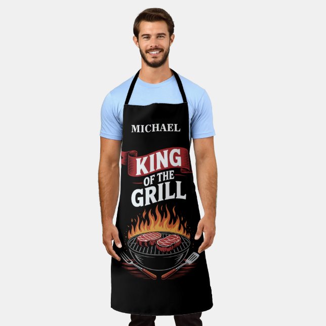 Grill King of the Grill Schürze (Getragen)