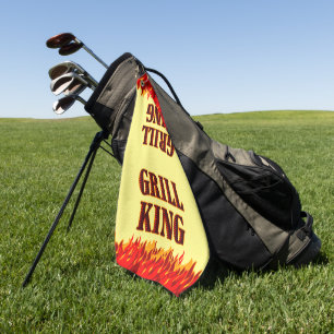 Grill King Red Flames BBQ Handtuch