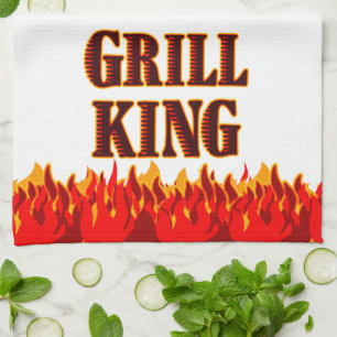 Grill King Red Flames Küchentuch