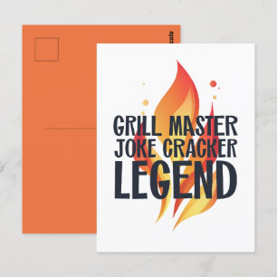 Grill Legend GRILLEN Poster Postkarte