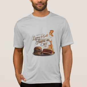 Grill-Lizenz - Flame On, Koch Premium GRILLEN T-Shirt