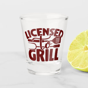 Grill-Lizenz Schnapsglas