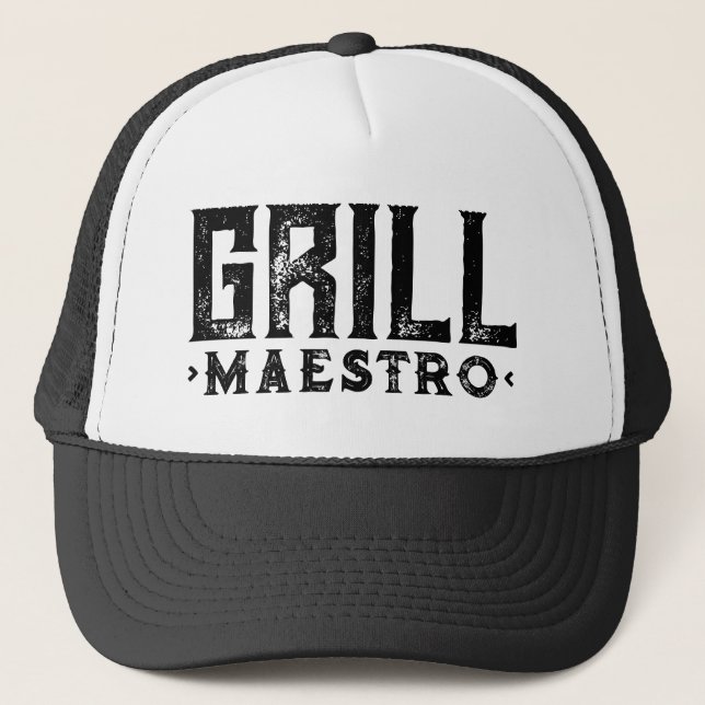 Grill Maestro trucker hat for expert BBQ chef Truckerkappe (Vorderseite)