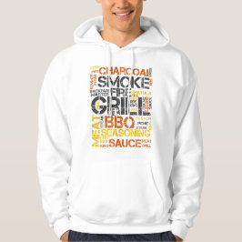 Grill Master BBQ-Typografie Hoodie