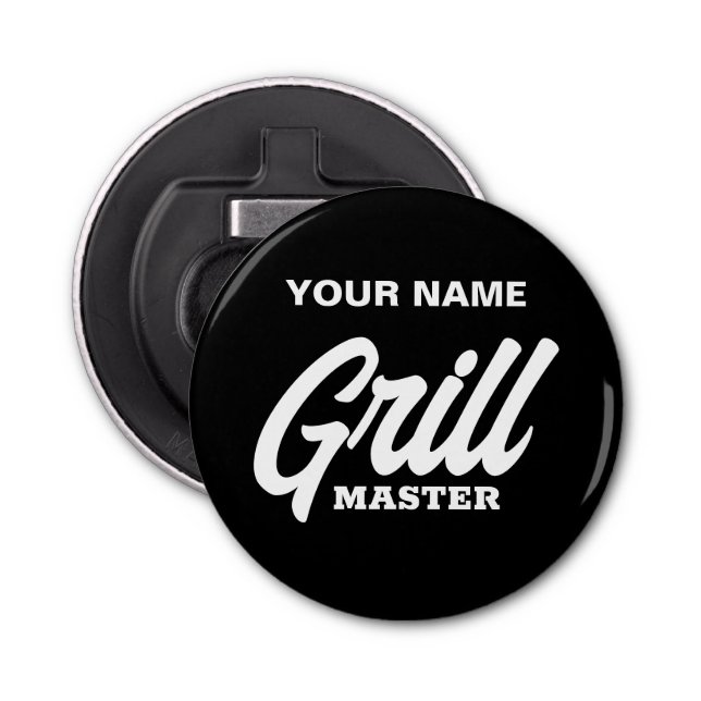 Grill Master Bierflaschenöffner Geschenk für GRILL Flaschenöffner (Vorderseite)