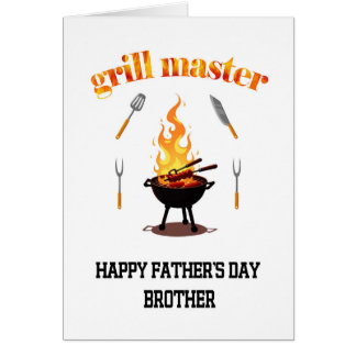 Grill Master Brother Vaters Day