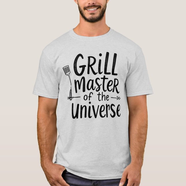 Grill Master - Funny Backyard Barbecue T-Shirt (Vorderseite)