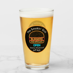 Grill Master Grill Pint Ber Glass Trinkbehälter Glas