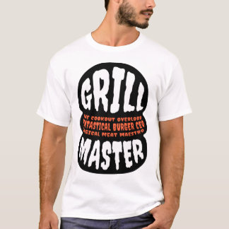 Grill Master GRILLEN Vater Quote Burger Grill Cook T-Shirt