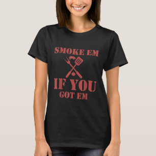 Grill Master Grillgrill Koch rauchen, wenn du T-Shirt