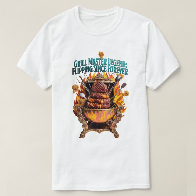 Grill Master Legend T Shirt  (Design vorne)