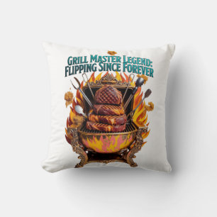 Grill Master Legend T-Shirt Kissen