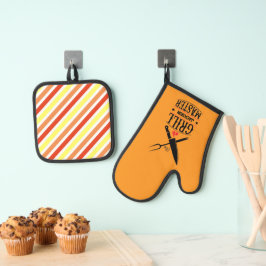 Grill Master Ofenhandschuh & Topflappen-Set