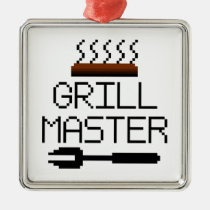GRILL MASTER ORNAMENT AUS METALL