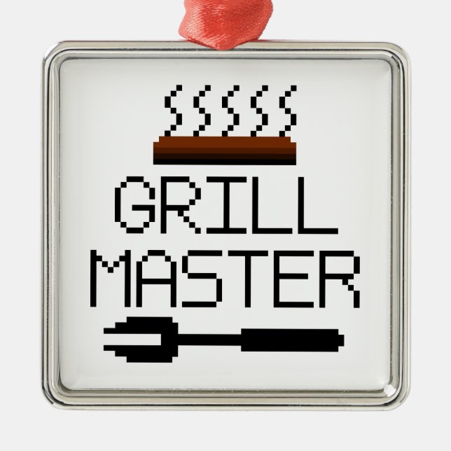 GRILL MASTER ORNAMENT AUS METALL (Vorne)