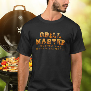 GRILL MASTER Personalisierte GRILLEN T-Shirt