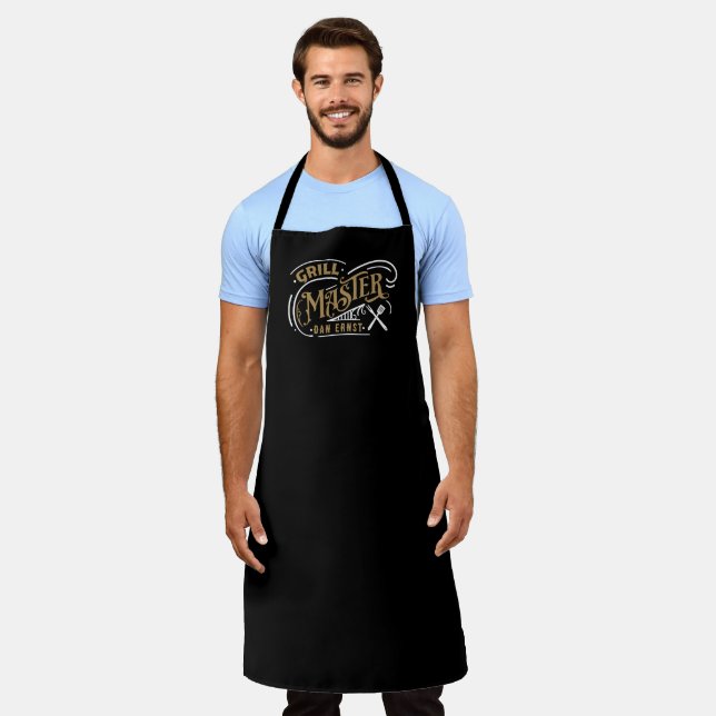 Grill Master Personalized  Apron Schürze (Getragen)