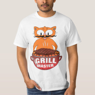 GRILL MASTER Señor Gato™ Grillen GRILLEN Funny T-Shirt