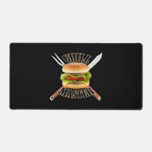 Grill Master Sprichwort Barbecue GRILLEN Design Schreibtischunterlage
