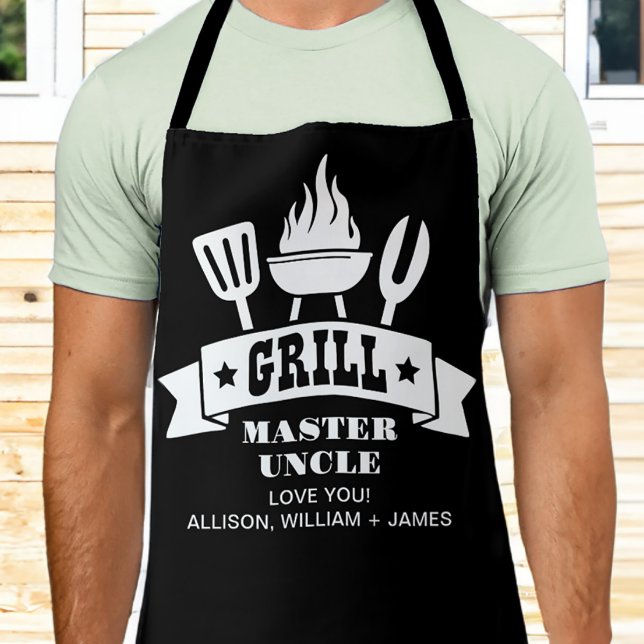 Grill Master Uncle Black Schürze (Von Creator hochgeladen)