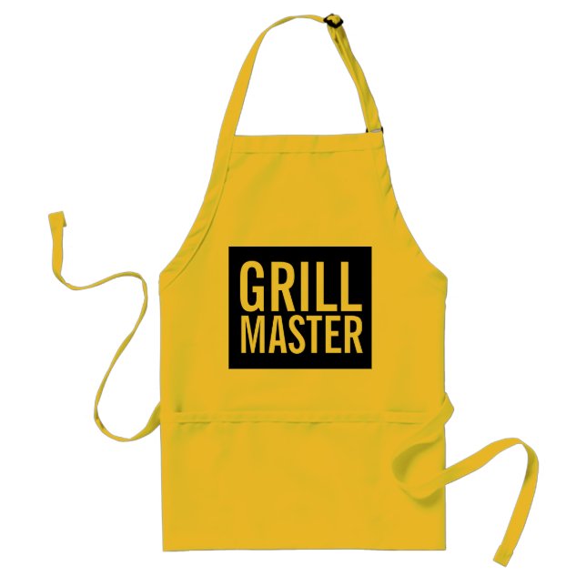GRILL MASTER VATER KÜCHE SCHÜRZE FÜR VATER (Vorne)
