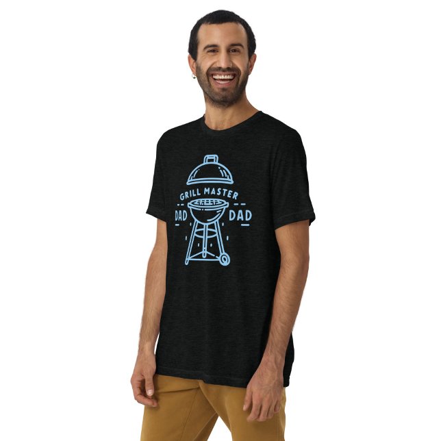 Grill Master Vater Tri-Blend Shirt (Von Creator hochgeladen)
