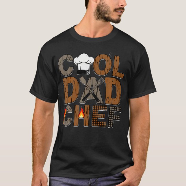 Grill Meister Dad Chef T-Shirt (Vorderseite)