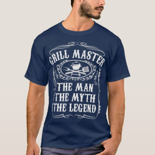 Grill Meister der Mythos-Legende lustige GRILLEN T-Shirt