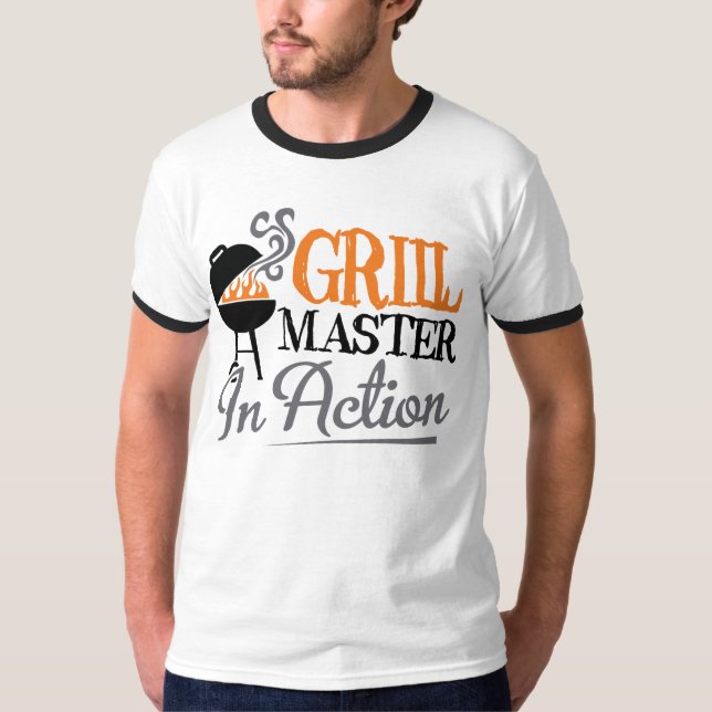 Grill-Meister in der Aktion T-Shirt (Vorderseite)