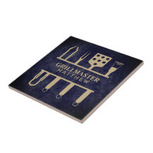 Grill-Meistername Väter Tagesledertextur