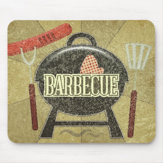 Grill-Menü Mousepad (Vorne)