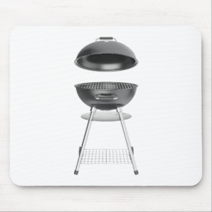 Grill mit Deckel Mousepad
