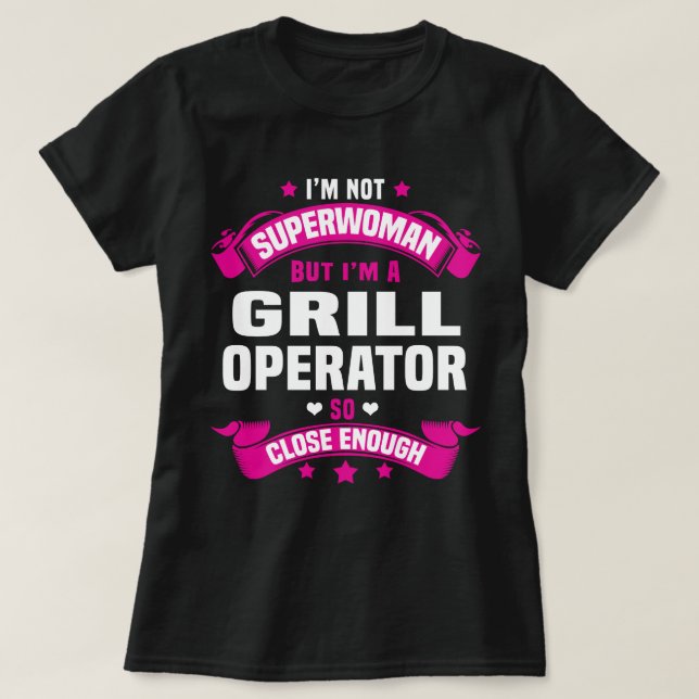 Grill-Operator T-Shirt (Design vorne)