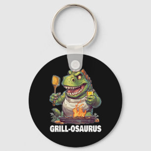 Grill-osaurus Rex Bbq Dinosaur Lustig Vatertag Schlüsselanhänger