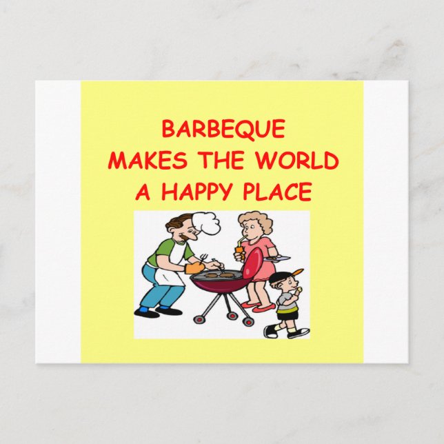Grill Postkarte (Vorderseite)