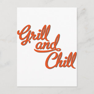 Grill Postkarte