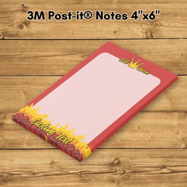 Grill Queen Crown Post-it Klebezettel (Von Creator hochgeladen)