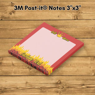Grill Queen Crown Post-it Klebezettel