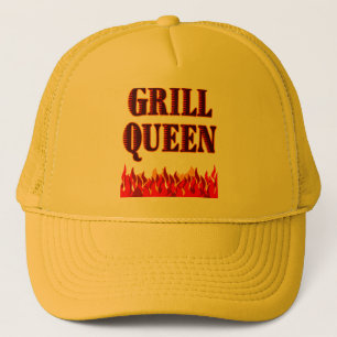 Grill Queen Funny GRILLEN Sprichwort Truckerkappe