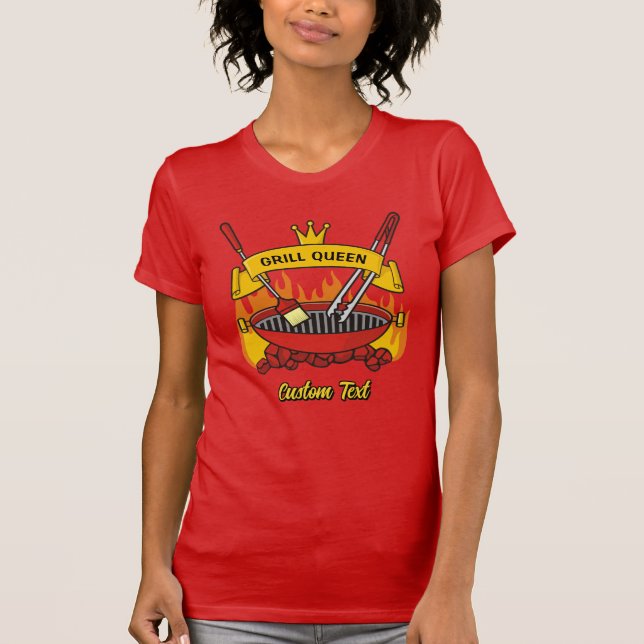 Grill Queen T-Shirt (Vorderseite)